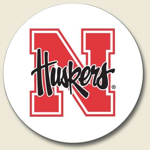 University of Nebraska Cornhuskers Single Coaster for Your Car
