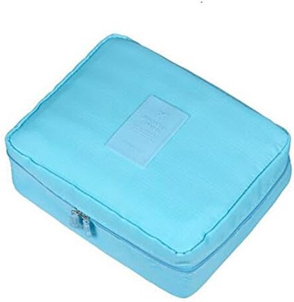 Pockettrip Clear Cosmetic Makeup Bag Toiletry Travel Kit Organizer New 2015 Blue 7