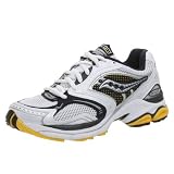  : Saucony Men's Pro Grid Hurricane 9,White/Silver/Navy,7 W