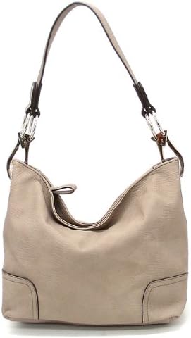 Simple Classic Everyday Hobo/Handbag - Light Grey