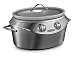 Kitchen & Housewares : Calphalon HE700SC Stainless-Steel Slow Cooker with 7-Quart Ceramic Crock