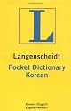 Langenscheidt's Pocket Dictionary Korean/English English/Korean