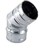 Pellet Stove Elbow, 45 Degree 3"