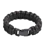 Rothco Paracord Bracelet in Black- Size 8