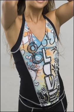 Girls4Sport - Halter Rashgaurd/Swim top (variety of print options)