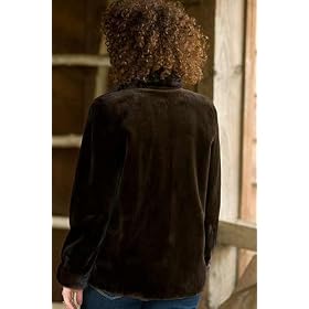 Ladies Reversible Sheared Mink Jacket with Mink Trim