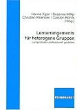 Produkt-Bild: Lernarrangements f&uuml;r heterogene Gruppen: Lernprozesse professionell gestalten