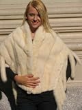 LAVISH PEARL MINK FUR SHAWL sz6/8 #3172