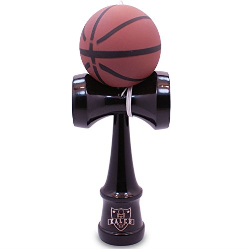 Basketball Brown & Black With Black Handle Kendama