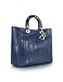 Christian Dior Soft - Blue Woven Lambskin Tote Bag