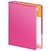 Wilson Jones Heavy Duty Round Ring View Binder with Extra Durable Hinge, 1 Inch, Customizable, Bright Pink (W363-14-212)