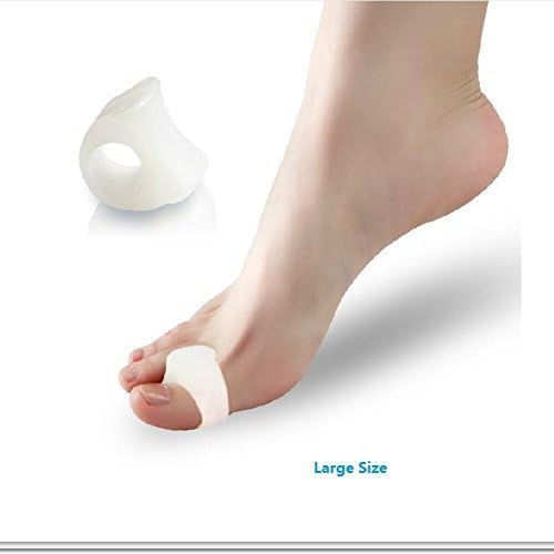 Genesis Seller Gel Toe Separator with Loop, One Pair Big Toe + One Pair Index Toe by Genesis Seller