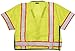 Kishigo S5010 Ultra-Cool Polyester Professional Surveyors Vest, 3X-Large, Lime
