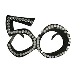 Brille ZAHL 50 mit Diamantframe SCHWARZ