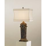 Currey & Company 6588 Traditional / Classic Tortoise/Brass Festoon Table Lamp