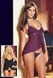 Womens Prettily Seductive Babydoll with Thong (Color Choice) Plus Sizes Too