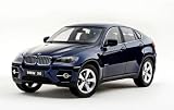 BMW X6 XDRIVE 50i DOOR in Blue Diecast Model Car in 1:18 Scale by Kyosho
