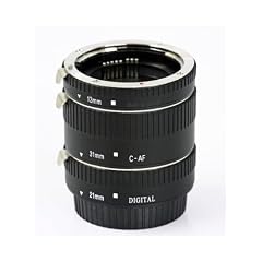 Automatik Zwischenringe 3-teilig 31mm, 21mm & 13mm f�r Makrofotographie passend zu Canon EF / EF-S