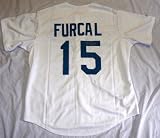 Rafael Furcal Autographed Los Angeles Dodgers White Jersey, Los Angeles Dodgers Shortstop, Atlanta Braves, Rookie Of The Year 2000