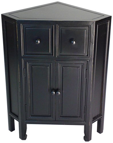 Suchow Corner Cabinet (Antique Black) (30