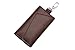 Heshe Fashion Genuine Leather Key Case Pure Color 6 Key Holder Keychain Key Ring