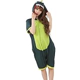 2014 Summer Unisex Kigurumi Cotton Pajamas Anime Cosplay Costume Adult Sleepwear, Medium, Dinosaur