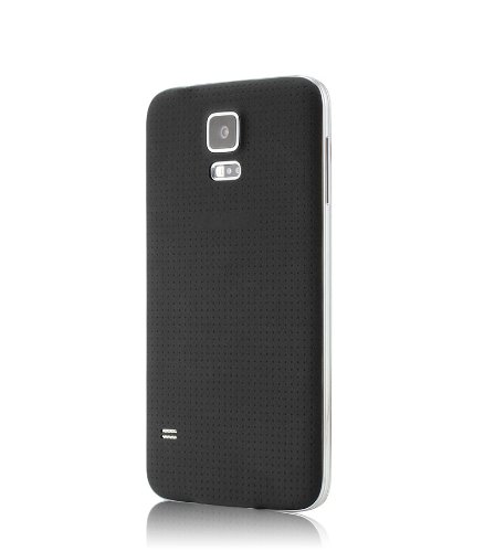 KHOMO Samsung Galaxy S4 Black Rubberized Texture Back Cover