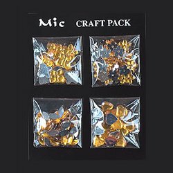 MIC Craft Pack Gem Stones Gold