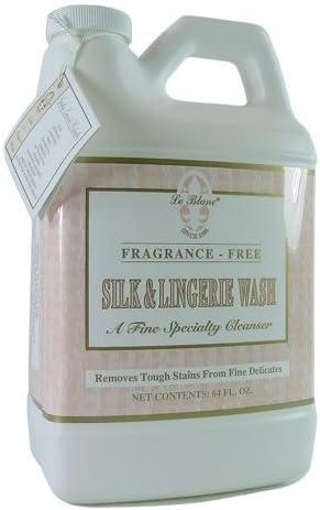 Unscented 64 OZ LeBlanc Silk and Lingerie Wash-especially formulated for all delicates, One