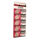 Maxell Lithium Battery CR2016 Pack of 5 Batteries