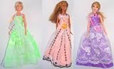 Barbie Doll Dresses  The Spring Formal Collection 3 Dress Set  DOLLS NOT INCLUDED