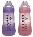 MAM 321522 - Anti-Colic 260 ml, Sauger Gr. 1, f&uuml;r M&auml;dchen, farblich sortiert - BPA frei, 1 St&uuml;ck