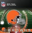 CLEVELAND BROWNS 2010 NFL Daily Desk 5" x 5" BOX CALENDAR