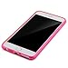 iPhone 6 Plus Case - LK S Shape Slim TPU Gel Rubber Soft Skin Silicone Case Cover for iPhone 6 Plus (5.5inch) + Stylus Pen (TPU - Hot Pink)