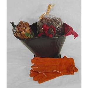 GIFT SET - Fireplace Hearth Woodstove Fire Starter Collection - DELUXE COAL HOD ASH BUCKET...