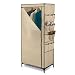 Honey-Can-Do WRD-01270 27-Inch Wide Storage Closet with Nine-Side Storage and Shoe Bins, Tan