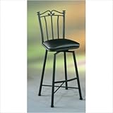 Laguna Swivel Barstool with Florentine Sable Fabric in Autumn Rust Height:  ....