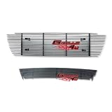 03-05 Lincoln Aviator Black Billet Grille Grill Combo Insert by APS
