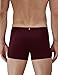 DAVID ARCHY Men's Underwear Ultra Soft Micro Modal Moisture-Wicking Trunks for Men, 4-Pack (S, Navy Blue/Wine)