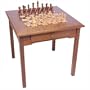 3-in-1 Teakwood Game Table with 2 Drawers for Storing Pieces