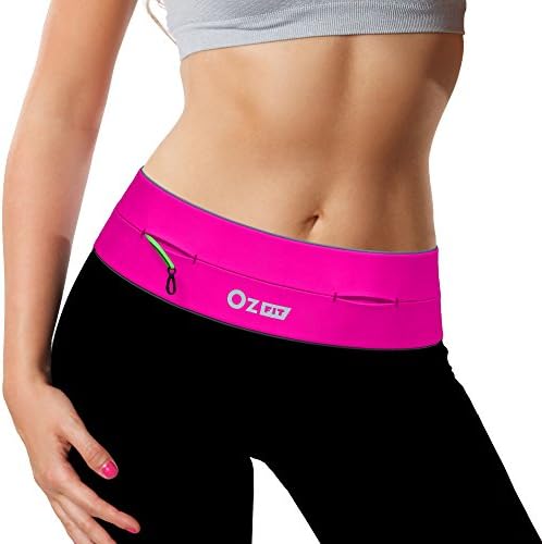 Running Fitness Belt with Zipper Runner Waist Pack