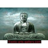 Meditation Painting Sitting Buddha Painting Feng Shui Painting