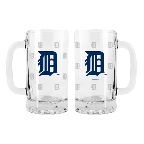 MLB Detroit Tigers 2-Pack Satin Etch Tankard Mug