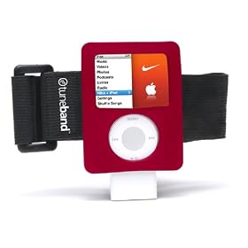 Tuneband, Grantwood Technology's Armband, Silicone Skin, and Screen Protector for iPod Nano, Choose Skin for 3rd or 4th Generation, Compatible with Nike+iPod