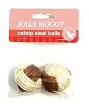 Jolly Moggy Wild Catnip Sisal Balls Cat Toy