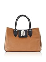 Carla Belotti Bolso asa de mano Handbag Light Brown Sophie (Marrón Claro)