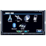 JVC KW-AVX830 Double-DIN Multimedia Satellite/HD Radio/Bluetooth Built-In with 7-Inch Widescreen Touch Panel Monitor, DVD/CD/iPod/iPhone USB 2.0