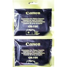 Canon Cr-100 Ribbon - 2 PACK - Black