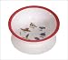 Suction Bowl Baby Cie Transportation: Les Transports RED Melamine Colorful melamine dinnerware with wording