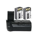 OptekaBatteryPackGrip/VerticalShutterReleaseforCanonEOSDigitalRebelXTi&RebelXTwith2NB-2LHBatteries(3600mAhTotal)